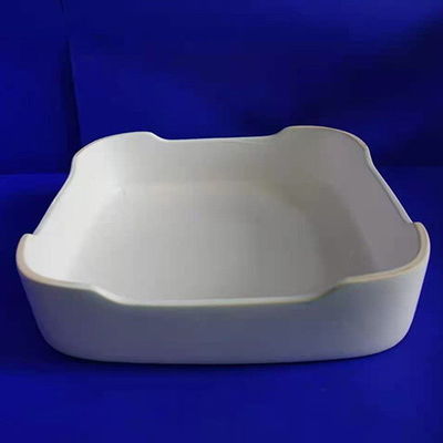 Envases de cerámica de corindón mullita para cátodo de batería de horno refractario