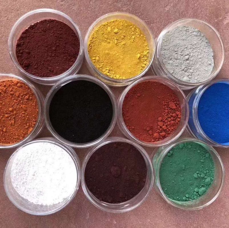 Óxido de hierro Rojo para pinturas de construcción Tinta de impresión de plástico caucho Color cerámico Asfalto Tintores de papel